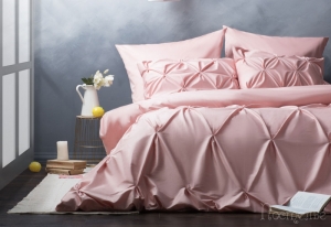 Элитное постельное белье Марсель (розовый)